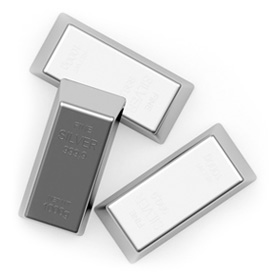 three silver bars